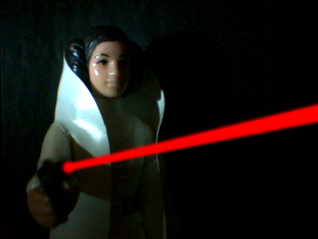 Leia Shot First. (Star Wars Uncut Scene 018, frame 131 ~ Vintage Princess Leia)