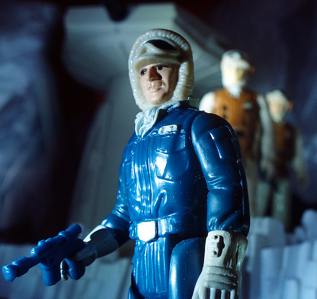 The Gathering Storm. (Vintage Han Solo (Hoth Outfit), Vintage Rebel Soldiers (Hoth Battle Gear), Vintage Turret/Probot Playset)