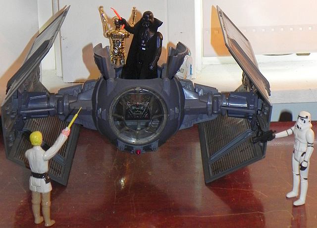 Darth Vader's Tie Fighter (An Homage to the Original Kenner Box Artwork) by Curch