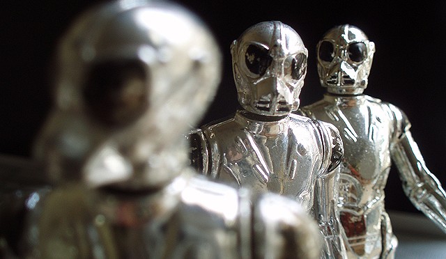 Trio in Chrome.