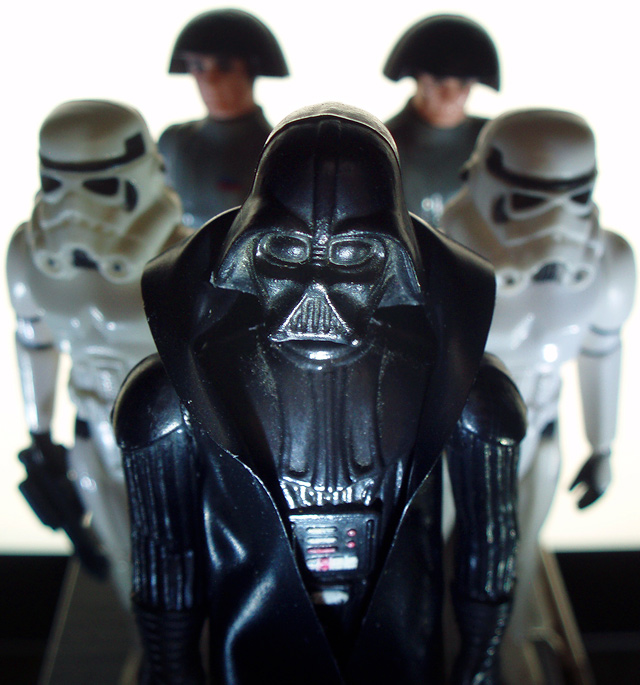 Darth Vader. (Vintage Darth Vader, Vintage Stormtroopers, Vintage Death Squad Commanders)