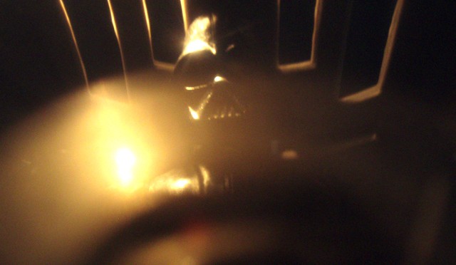 The Dark Side of Vader. (Vintage Darth Vader, Vintage Darth Vader's Tie Fighter)